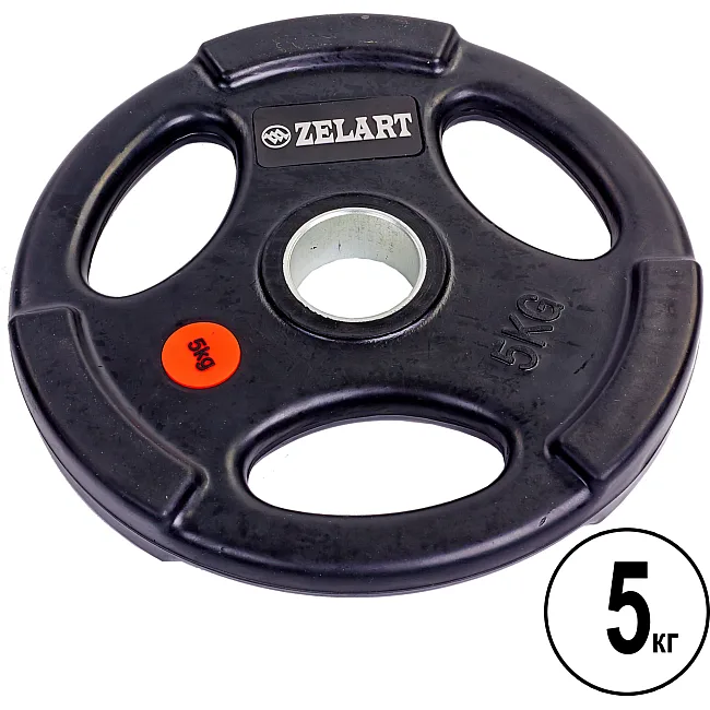 Млинець для штанги гумовий
 ZELART
 Z-HIT TA-5160 см
-5 51мм 5кг