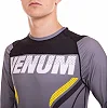 Костюм компрессионный мужской рашгард лонгслив и штаны VENUM
 9522-9622 (Серый-желтый)
