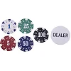 Набор для покера в кейсе из экокожи Poker game set SP-SPORT
 PK300L 300 фишек