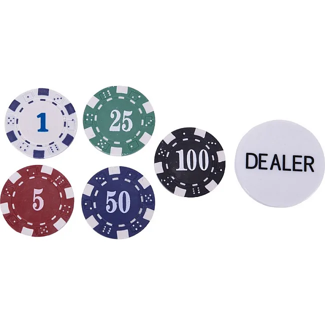 Набор для покера в кейсе из экокожи Poker game set SP-SPORT
 PK300L 300 фишек
