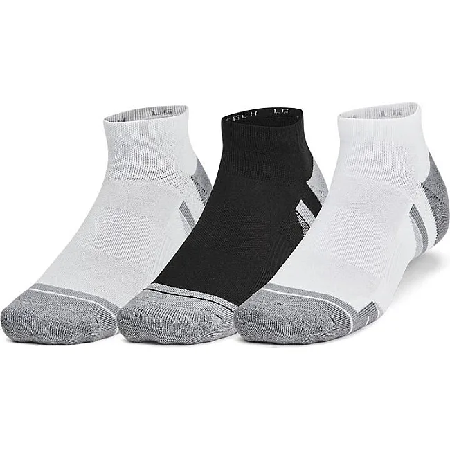 Носки UNDER ARMOUR Performance Tech 3pk Low черный, серый