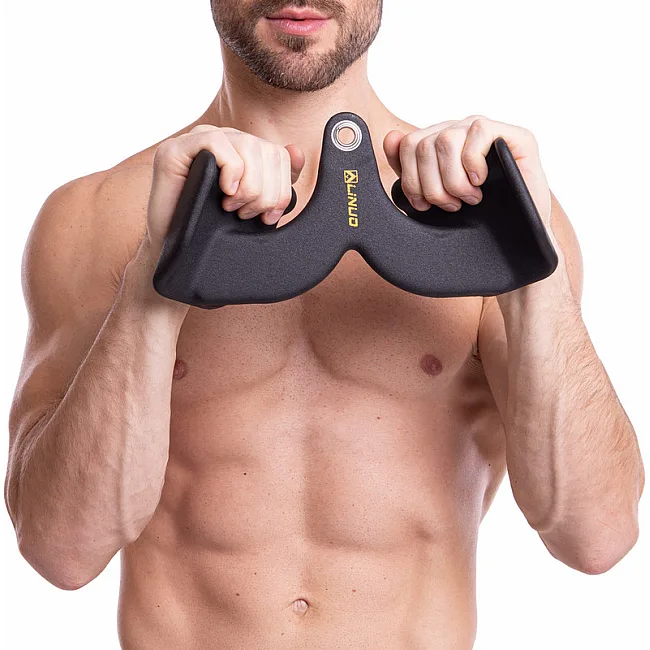 Рукоятка для тяги з вузьким хватом
 V-Bar нековзне покриття LINUO FITNESS SC-3704-24 31см