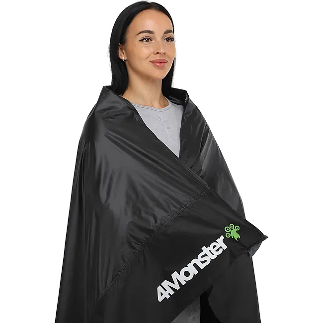 Одеяло для пикника (карманное) ULTRA-COMPACT POCKET BLANKET 4MONSTER
 T-PBL-160 см (Черный)