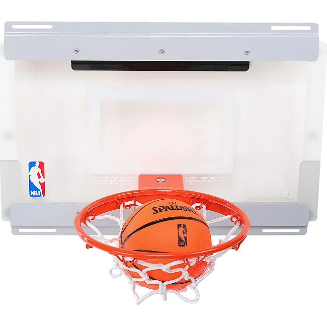 Баскетбольный щит
 с кольцом и сеткой SPALDING NBA Arena Slam 180 56103CN
 46x27см кольцо ø22,5см