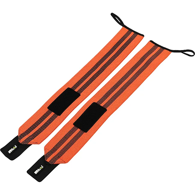 Кистевые бинты STRENGTH WRIST WRAPS MUTE 9905-2 2штуки (Черный)