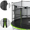 Батут Zipro Jump Pro с внутренней сеткой 8 футов 252 см черно-зеленый