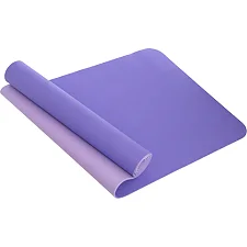 Килимок для йоги та фітнесу TPE двошаровий SP-PLANETA FI-3046 183x61x0,6см (Фіолетово-бузковий)