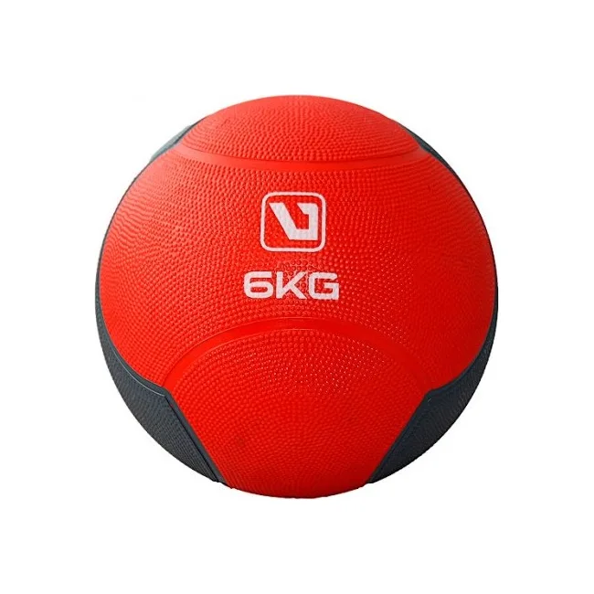 Медбол MEDICINE BALL червоний, чорний 6кг-241мм