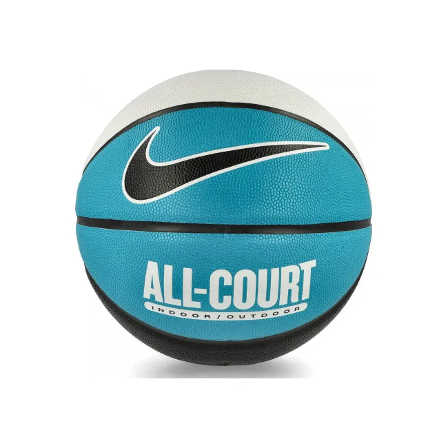 М'яч баскетбольний Nike EVERYDAY ALL COURT 8P DEFLATED чорний, білий, бірюзовий Уні 7