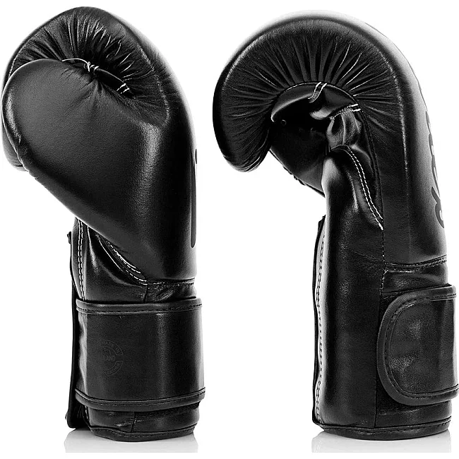 Боксерские перчатки Fairtex BGV14SB Black (бинты в комплекте)