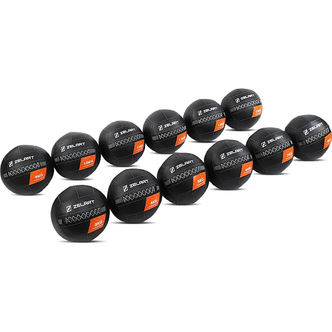 Мяч набивной медицинский для кроссфита WALL BALL ZELART
 TA-7822-6 вес-6кг