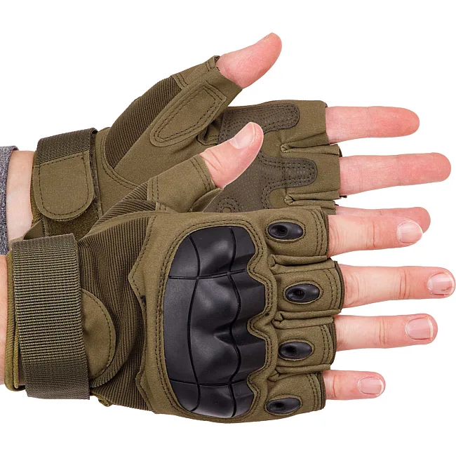 Тактические перчатки
 без пальцев
 SP-SPORT

 BC-8805 (Оливковый)