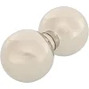 Мяч массажный хромированный двойной для МФР и самомассажа Duoball ZELART FI-1595 ø6,5см серебро (Серебряный)