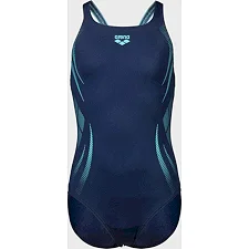 Купальник закрытый для девочек Arena POSEIDONIA SWIMSUIT SWIM PRO B синий