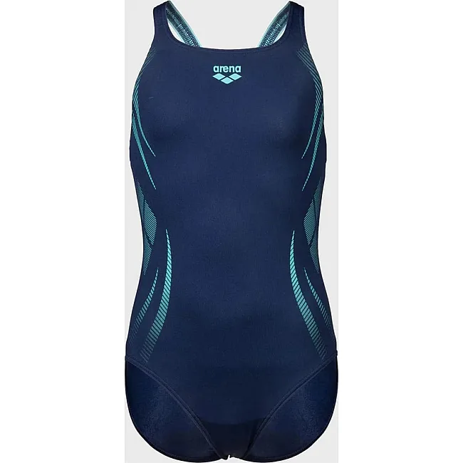 Купальник закрытый для девочек Arena POSEIDONIA SWIMSUIT SWIM PRO B синий
