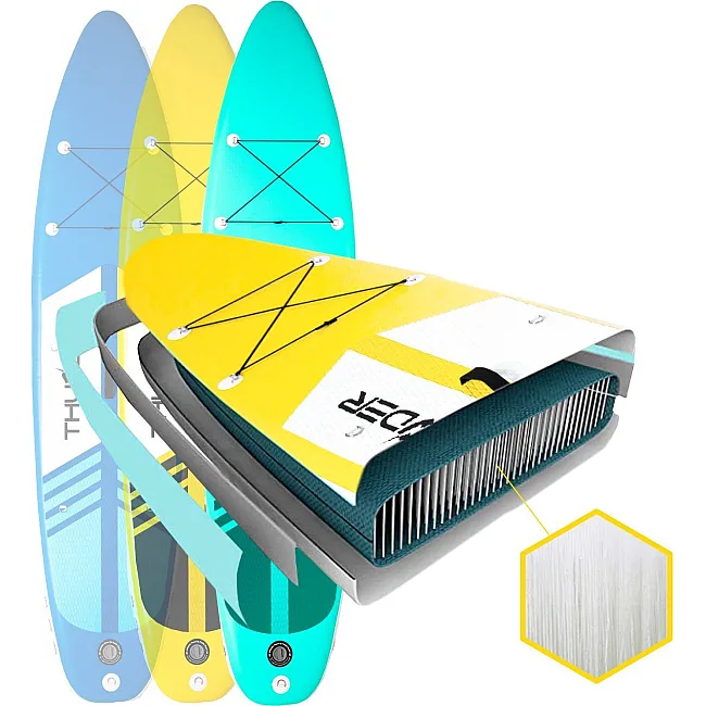 Надувная доска SUP (Сапборд) THUNDER COAST YELLOW 320