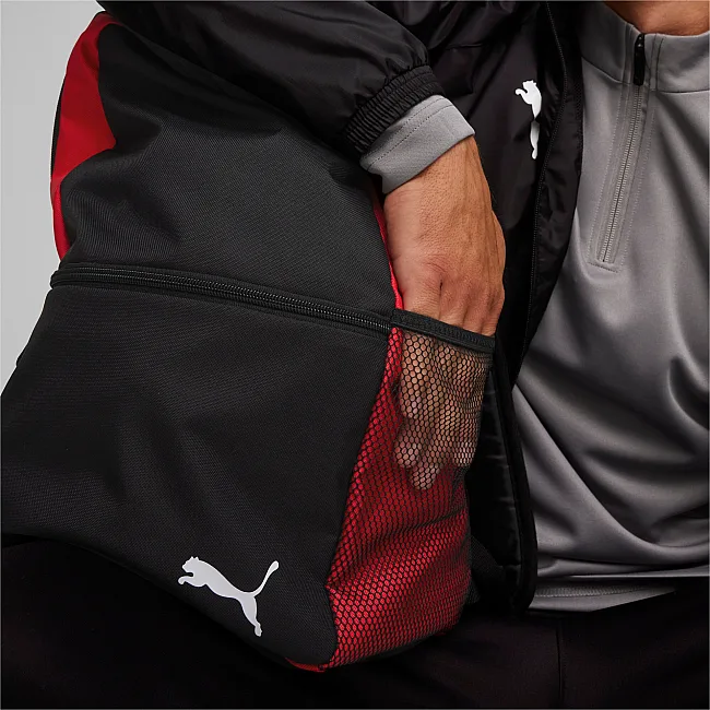Спортивный рюкзак PUMA teamGOAL Core 20L красный 12x30x42 см