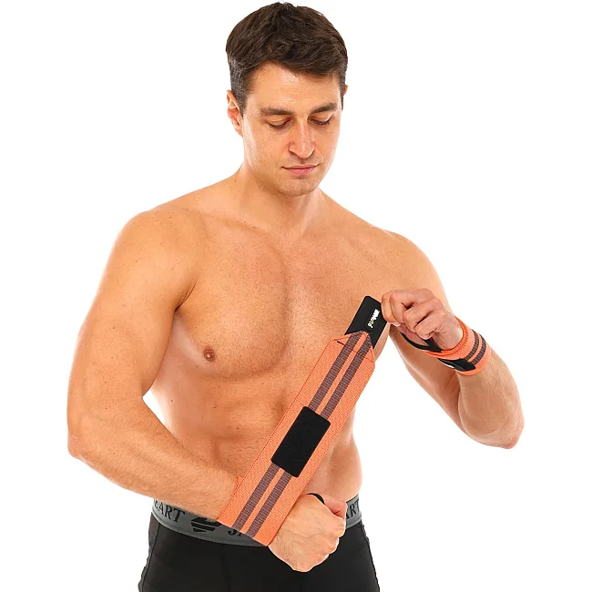 Кистевые бинты STRENGTH WRIST WRAPS MUTE 9905-2 2штуки (Черный)