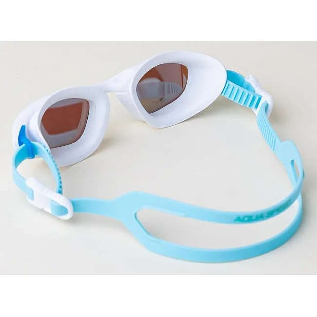 Очки для плавания Aqua Speed RAVEN MIRROR 61425 белый, бирюзовый OFSM
