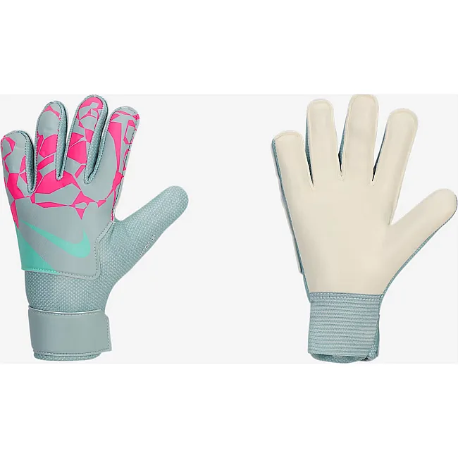 Вратарские перчатки детские Nike NK GK MATCH JR-HO24 голубой, розовый