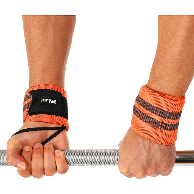 Кистевые бинты STRENGTH WRIST WRAPS MUTE 9905-2 2штуки (Черный)