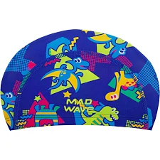 Шапочка для бассейна текстильная детская MADWAVE DIN M052902 (Синий)