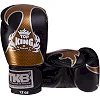 Рукавички для боксу шкіряні TOP KING Empower TKBGEM-01 8-18унцій (Білий-золотий)