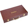 Набор для покера в кейсе из экокожи Poker game set SP-SPORT
 PK300L 300 фишек
