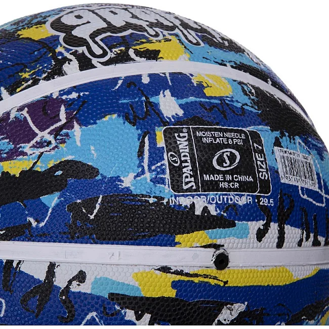 Баскетбольный мяч
 резиновый SPALDING GRAFFITI 84373Y
 7