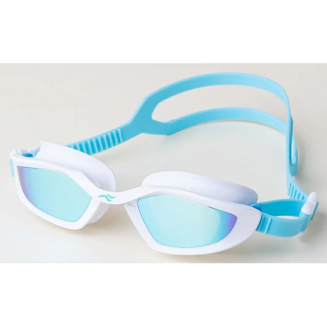 Очки для плавания Aqua Speed RAVEN MIRROR 61425 белый, бирюзовый OFSM
