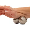 Мяч массажный
 хромированный двойной для МФР и самомассажа Duoball ZELART
 FI-1595 ø6,5см серебро (Серебряный)