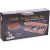 Набор для покера в кейсе из экокожи Poker game set SP-SPORT
 PK300L 300 фишек