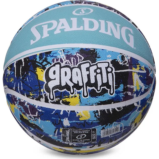 Баскетбольный мяч
 резиновый SPALDING GRAFFITI 84373Y
 7