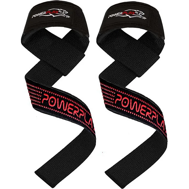 Лямки для тяги PowerPlay 7064 Черно-Красные