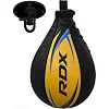 Пневмогруша боксерська RDX 2Y Boxing Speed Ball Leather Multi Yellow/Blue