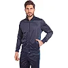Спортивный костюм
 кофта на молнии и брюки LIDONG LD-6805-LD-6805K (Черный-белый)