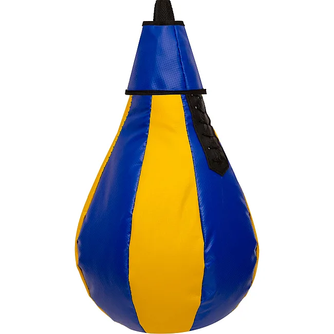 Боксерська груша краплинна набивна SPORTKO GP-1 50x24см (Синій-жовтий)