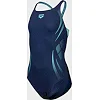 Купальник закрытый для девочек Arena POSEIDONIA SWIMSUIT SWIM PRO B синий