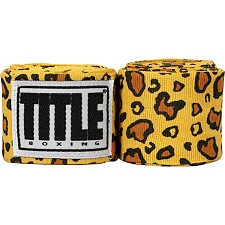 Бинты для бокса TITLE Boxing Print 450см Leopard