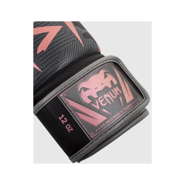 Боксерські рукавиці VENUM Elite Black Pink Gold
