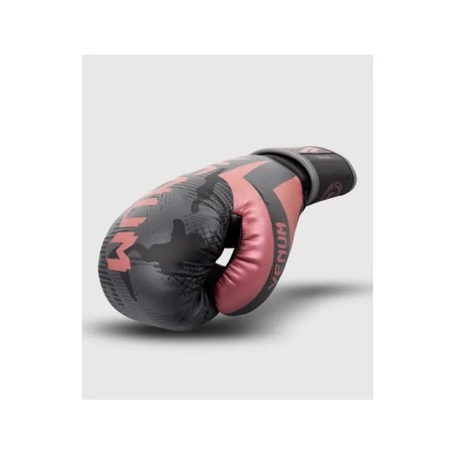 Боксерські рукавиці VENUM Elite Black Pink Gold