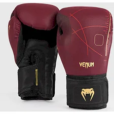 Боксёрские перчатки VENUM Tactical XT - Black/Burgundy/Gold