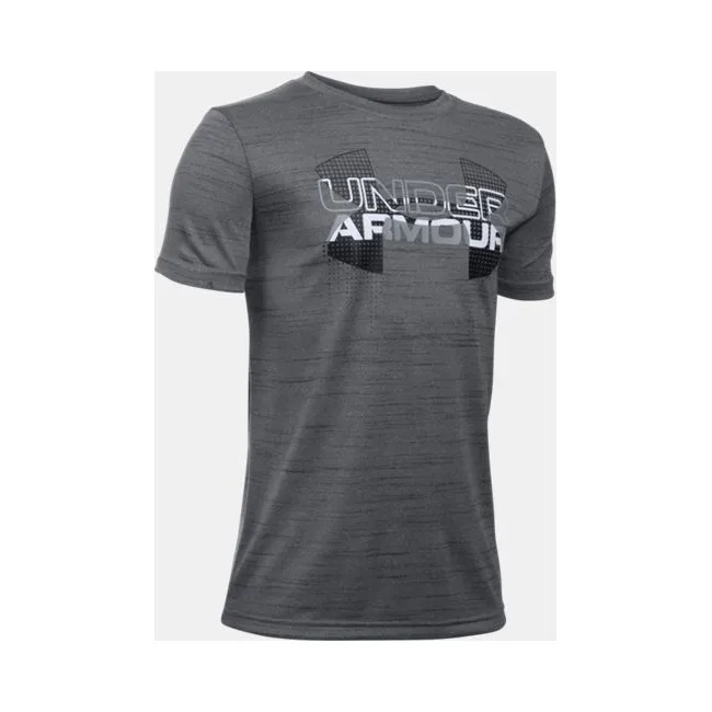 Футболка детская Under Armour Big Logo Hybrid Grey