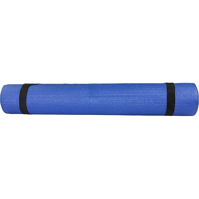 Фитнес коврик STEIN PVC /голубой / 183x61x0.4 см