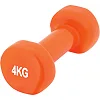 Гантели виниловые POWERPLAY 4125 Achilles 2x4кг. Оранжевые (пара - 2шт)