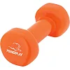 Гантели виниловые POWERPLAY 4125 Achilles 2x4кг. Оранжевые (пара - 2шт)