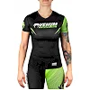 Рашгард женский VENUM Training Camp 2.0 Short Black Neo Yellow