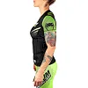 Рашгард женский VENUM Training Camp 2.0 Short Black Neo Yellow
