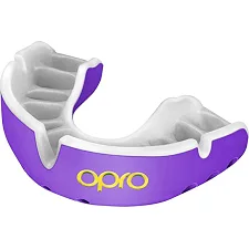 Капа для бокса для детей OPRO Self-fit GEN5 Youth Gold Purple Pearl