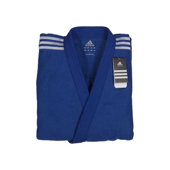 Кимоно для дзюдо Adidas Champion 2 с лицензией IJF (синий)